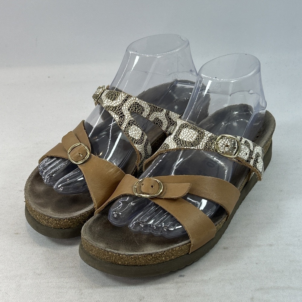 Mephisto Hannel Sandals Women's 37EU 6.5US Copacabana Leather Cork Footbed
